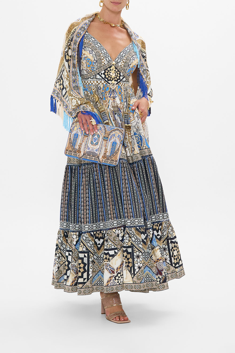 SMALL CANVAS CLUTCH MAKE ME YOUR MOSAIC