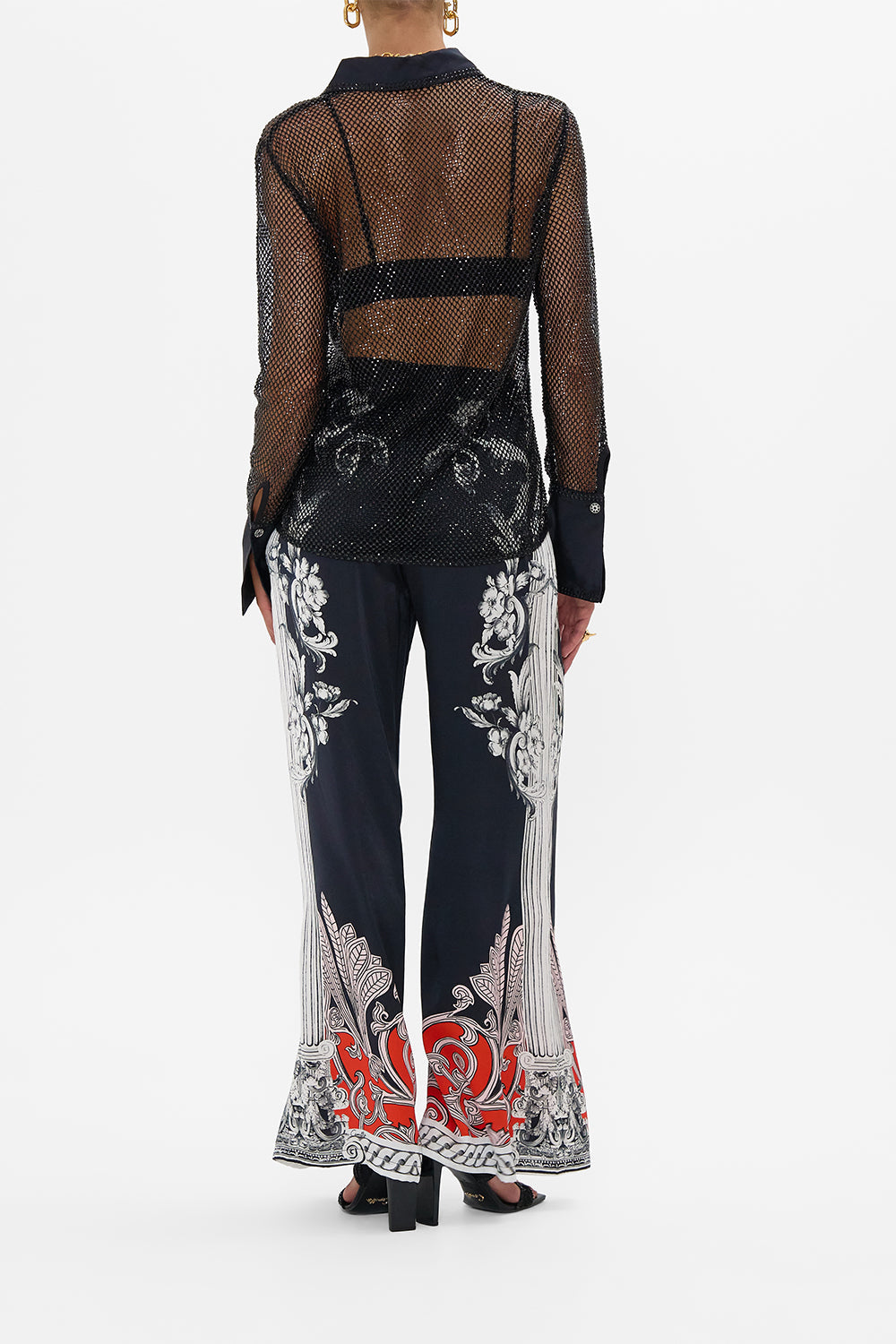The CAMILLA PANELLED WRAP KAFTAN CALL ME CLEOPATRA in our  print.