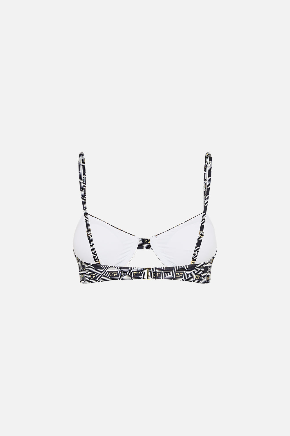 UNDERWIRE BRA WITH CUT OUT AND TRIM TEMPLES OF DENDARA