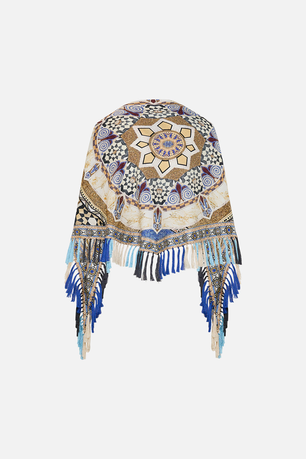 DIAMOND SCARF WITH TASSELS MAKE ME YOUR MOSAIC