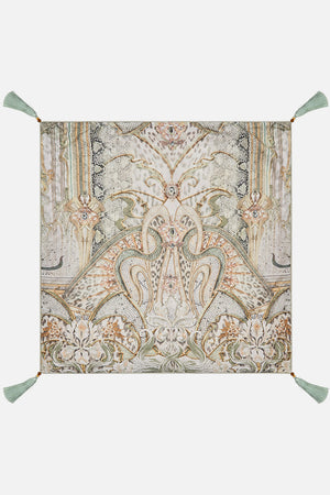 Villa CAMILLA large square cushion in Ivory Tower tales 