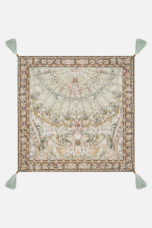 Villa CAMILLA large square cushion in Ivory Tower tales 