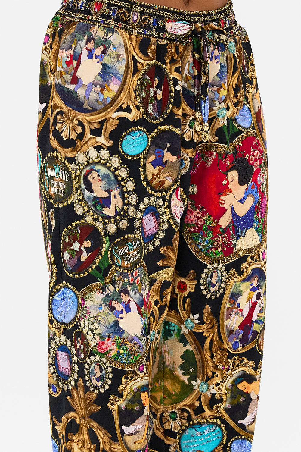 Disney CAMILLA jersey track pants in Happily Ever After print