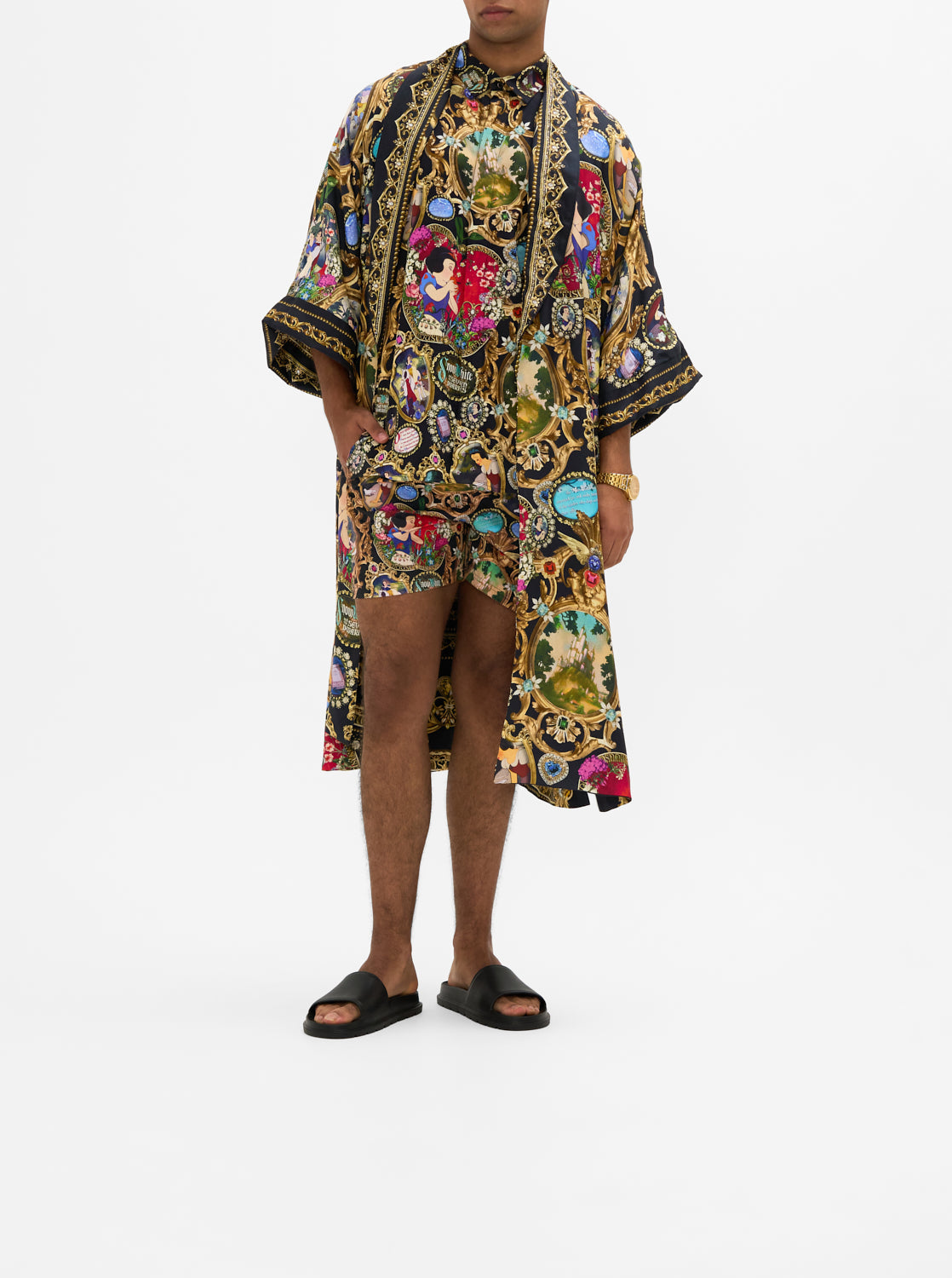 Disney CAMILLA  silk shirt in Happuly Ever After print