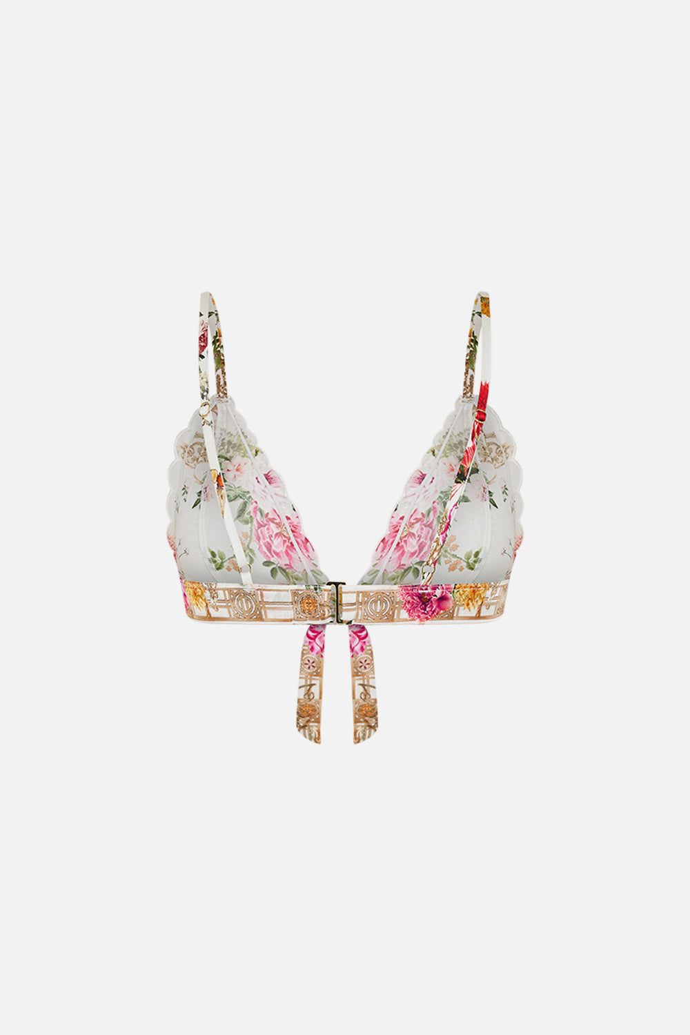The CAMILLA CUT OUT JERSEY HALTER NECK TOP GODDESS ENERGY in our  print.