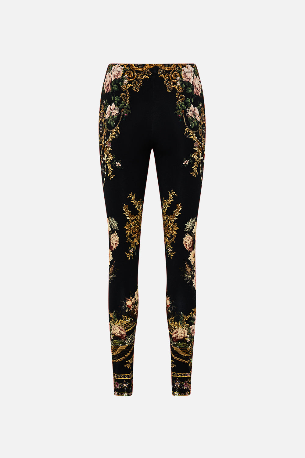CAMILLA leggings in Dynasty Daze print. 