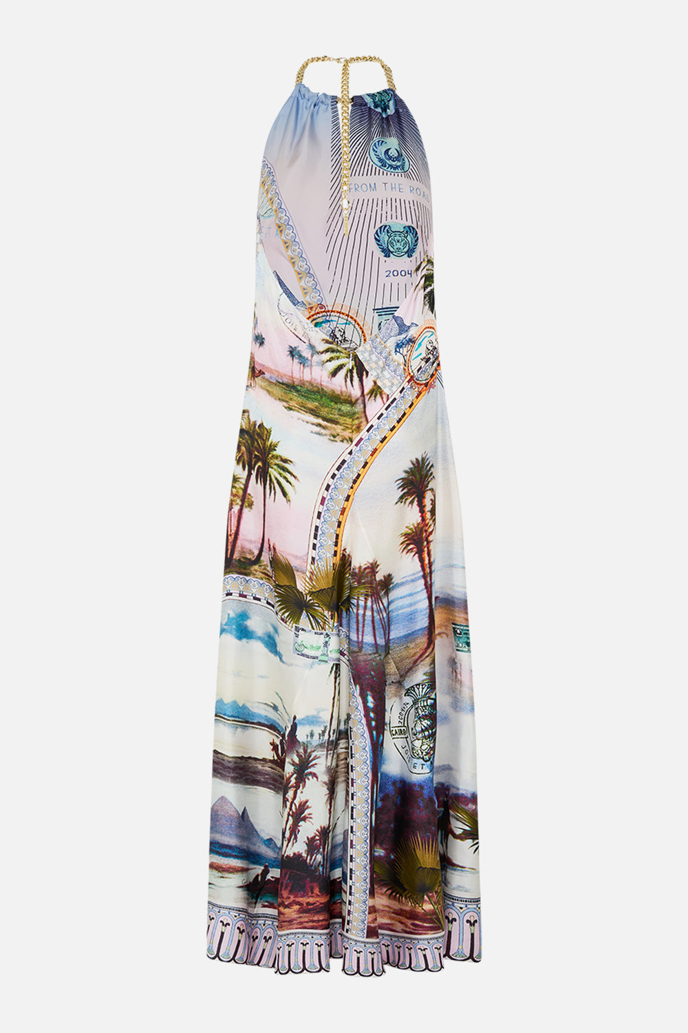 The CAMILLA RELAXED DROPPED CROTCH PANT THEY CALLED HER NEFERTARI in our  print.