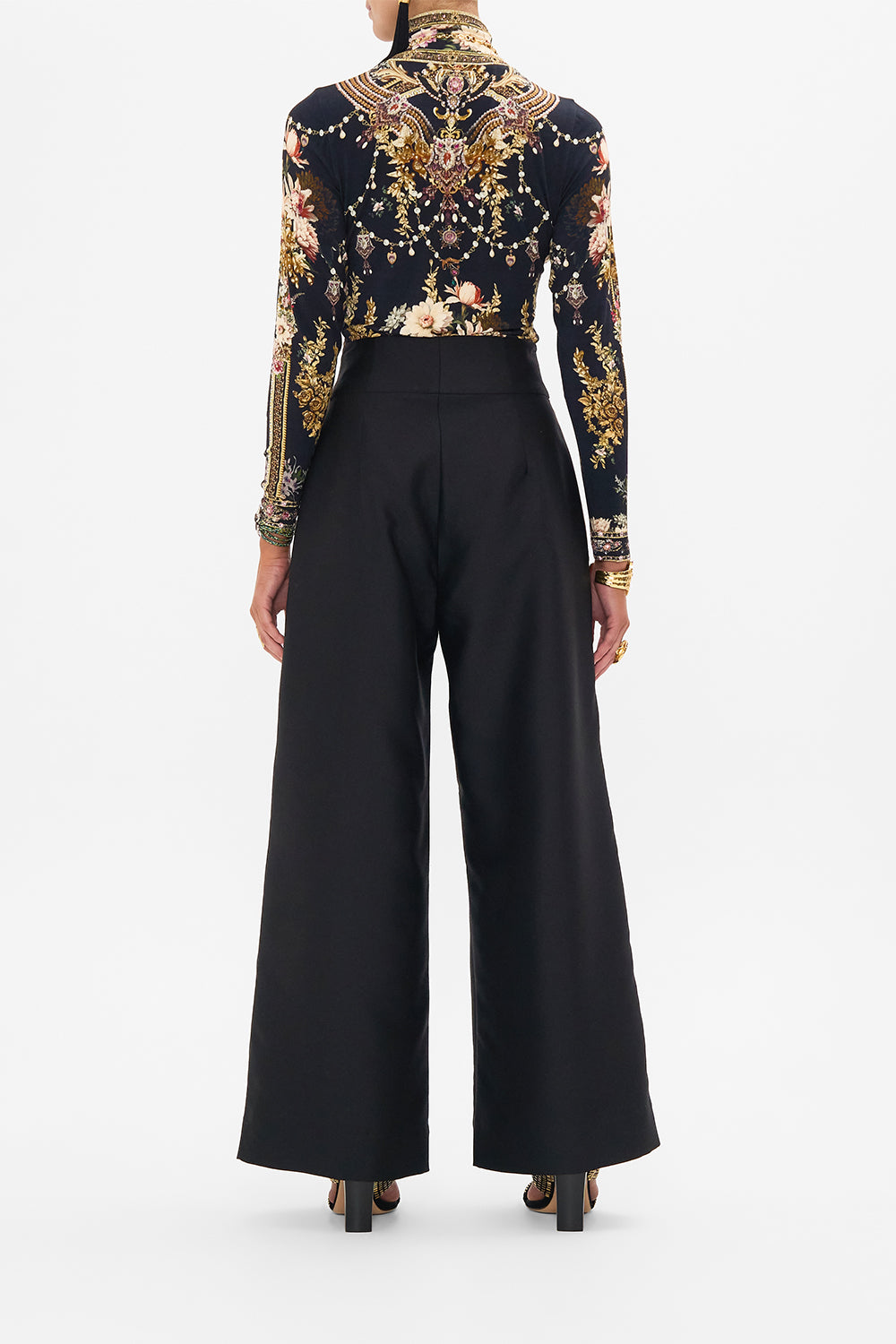 WIDE LEG PANT WITH BUTTONS DYNASTY DAZE