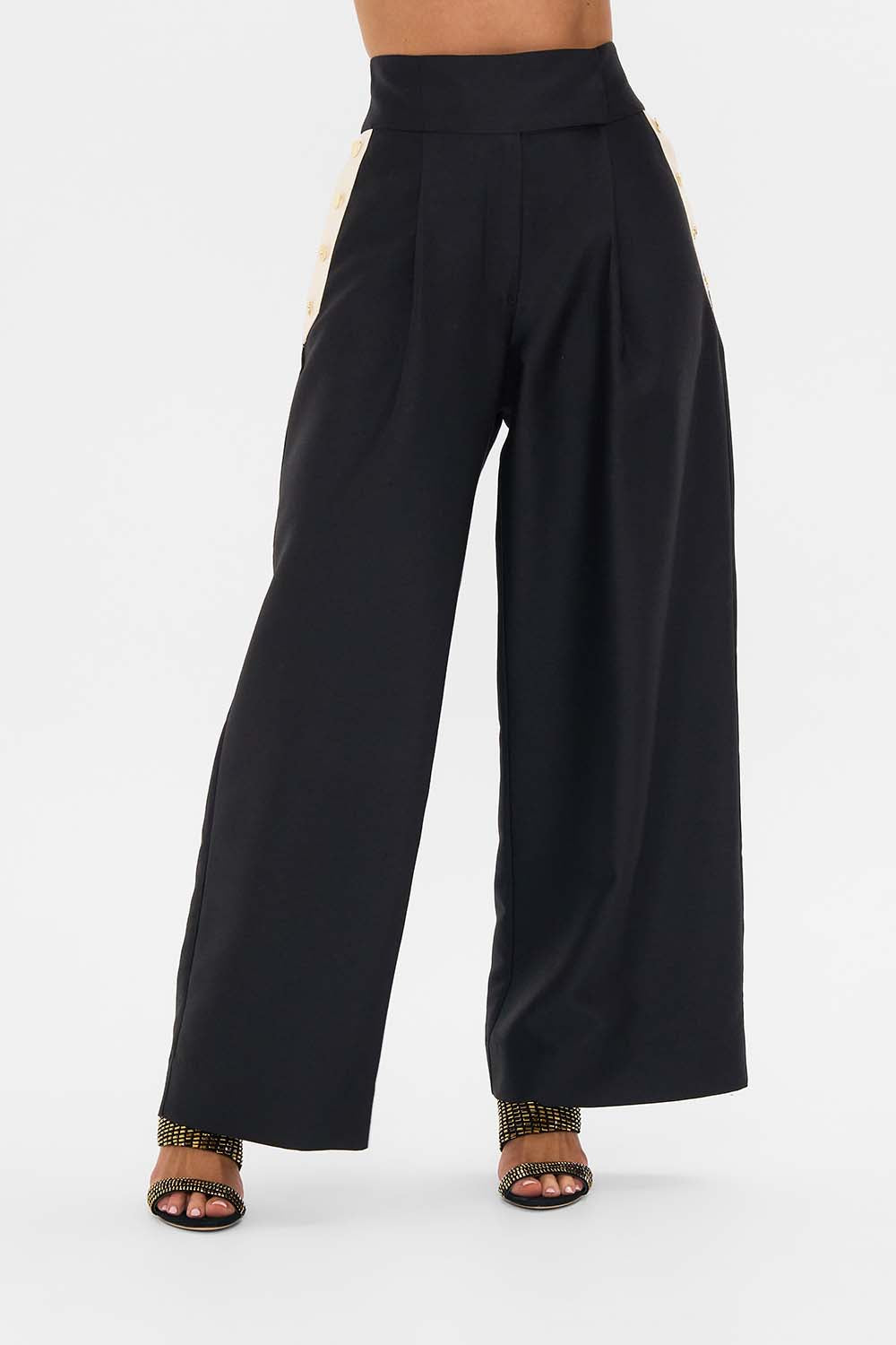 WIDE LEG PANT WITH BUTTONS DYNASTY DAZE