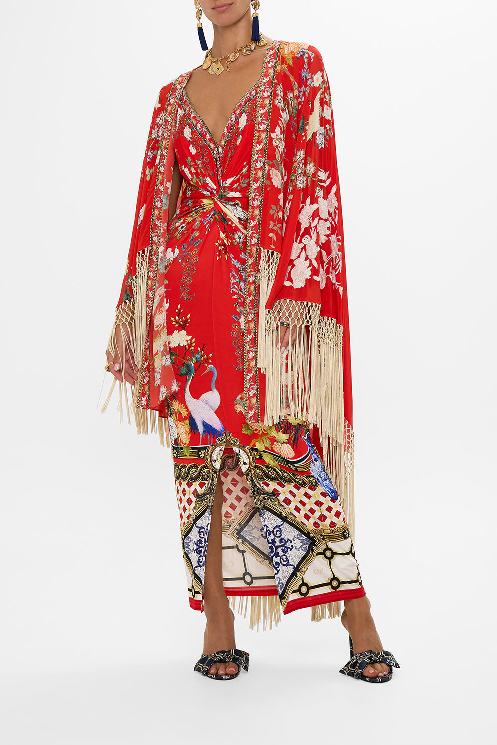 DRAPED HIGH-LOW LAYER LISBOA LUXE