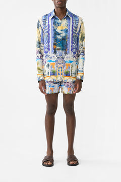 LONG SLEEVE HIDDEN PLACKET SHIRT SONG OF SAINT ANTHONY