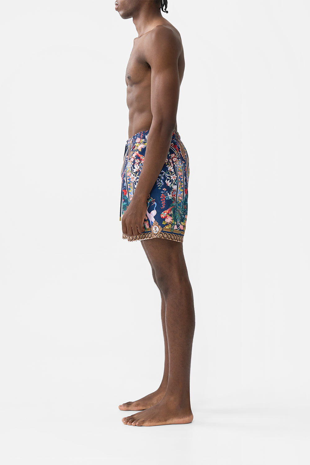 The CAMILLA SHORT SQUARE NECK SUNDRESS MONSERRATE MAGIC in our  print.