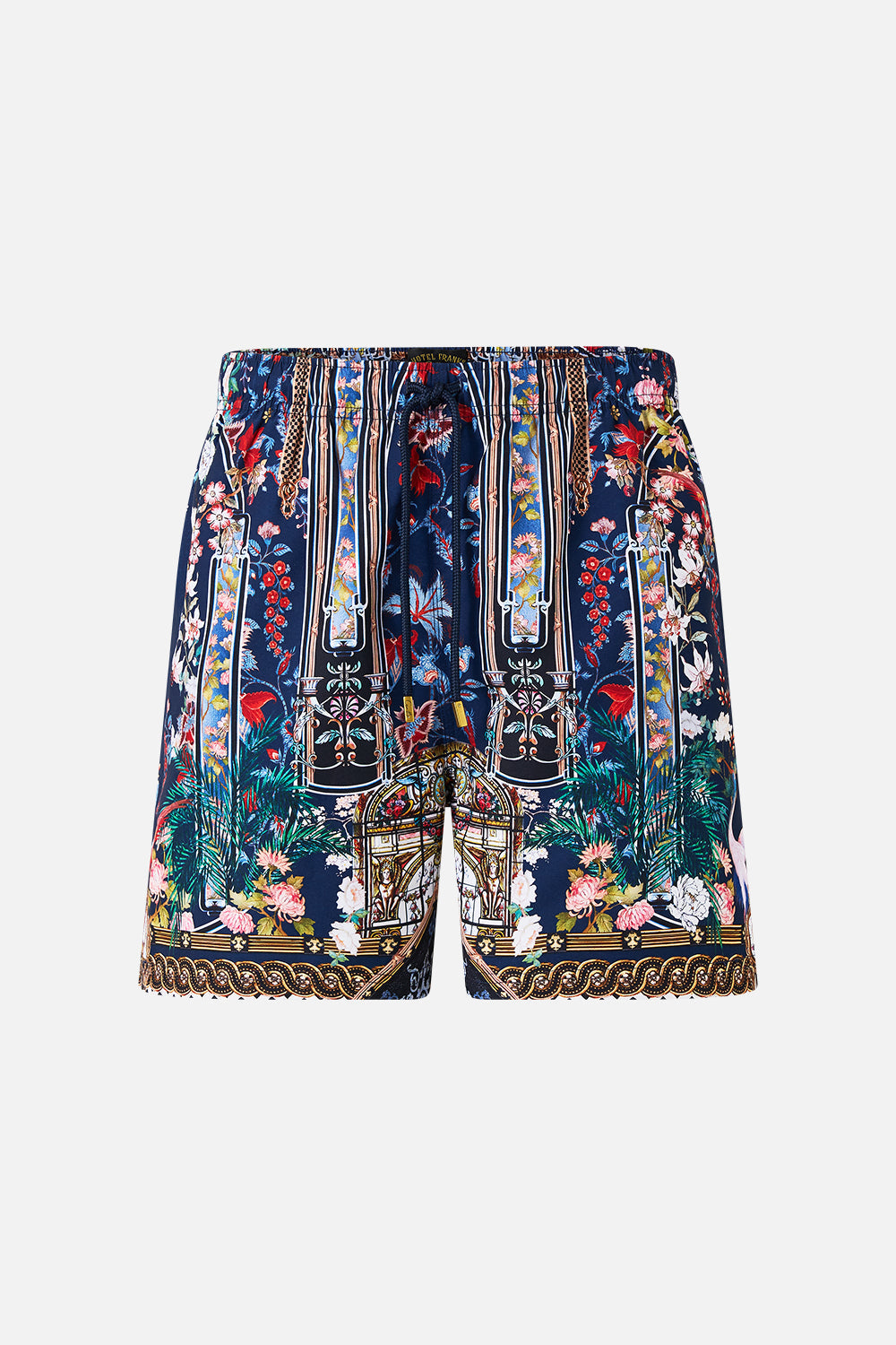 The CAMILLA SHORT SQUARE NECK SUNDRESS MONSERRATE MAGIC in our MONSERRATE MAGIC print.