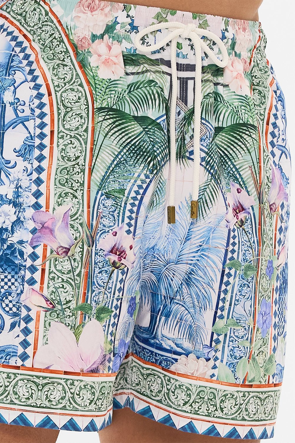 The CAMILLA LOUNGE PANT VENUS ON A VESPA in our  print.