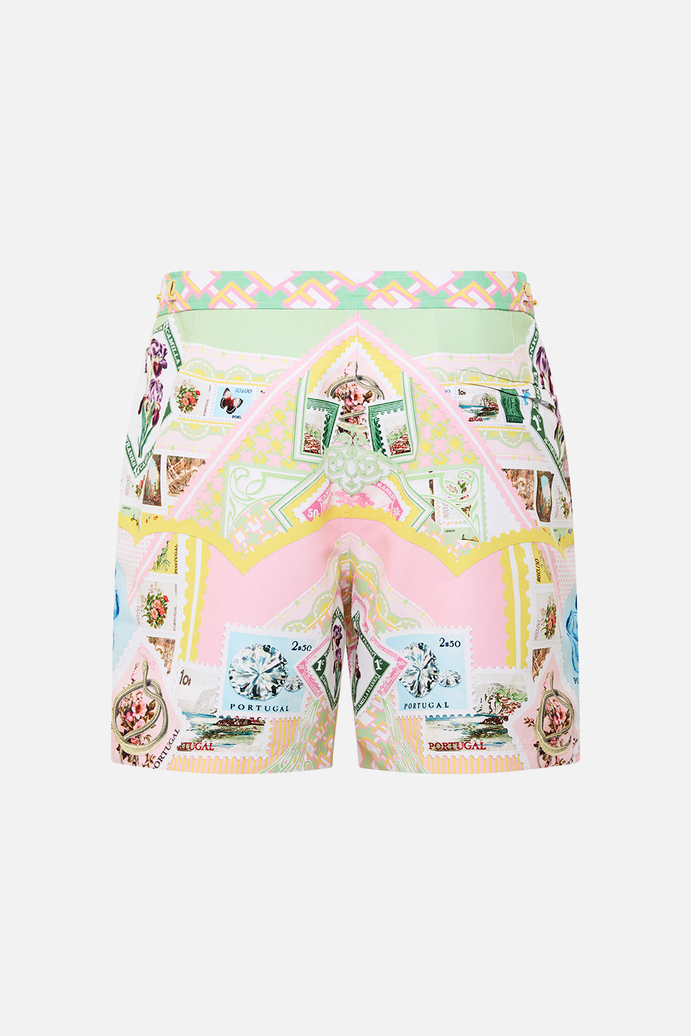 The CAMILLA MINI SHIRT DRESS MONARCHY MANIA in our  print.