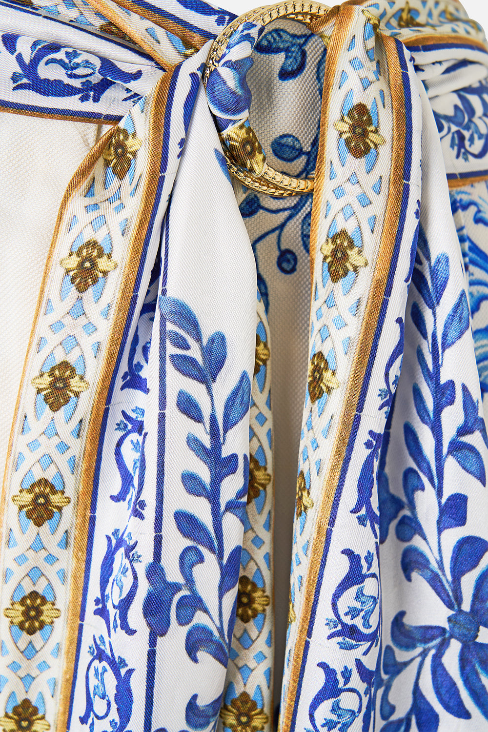 The CAMILLA HEADSCARF WITH LONG TIES WALL TO WALL WONDERS in our WALL TO WALL WONDERS print.