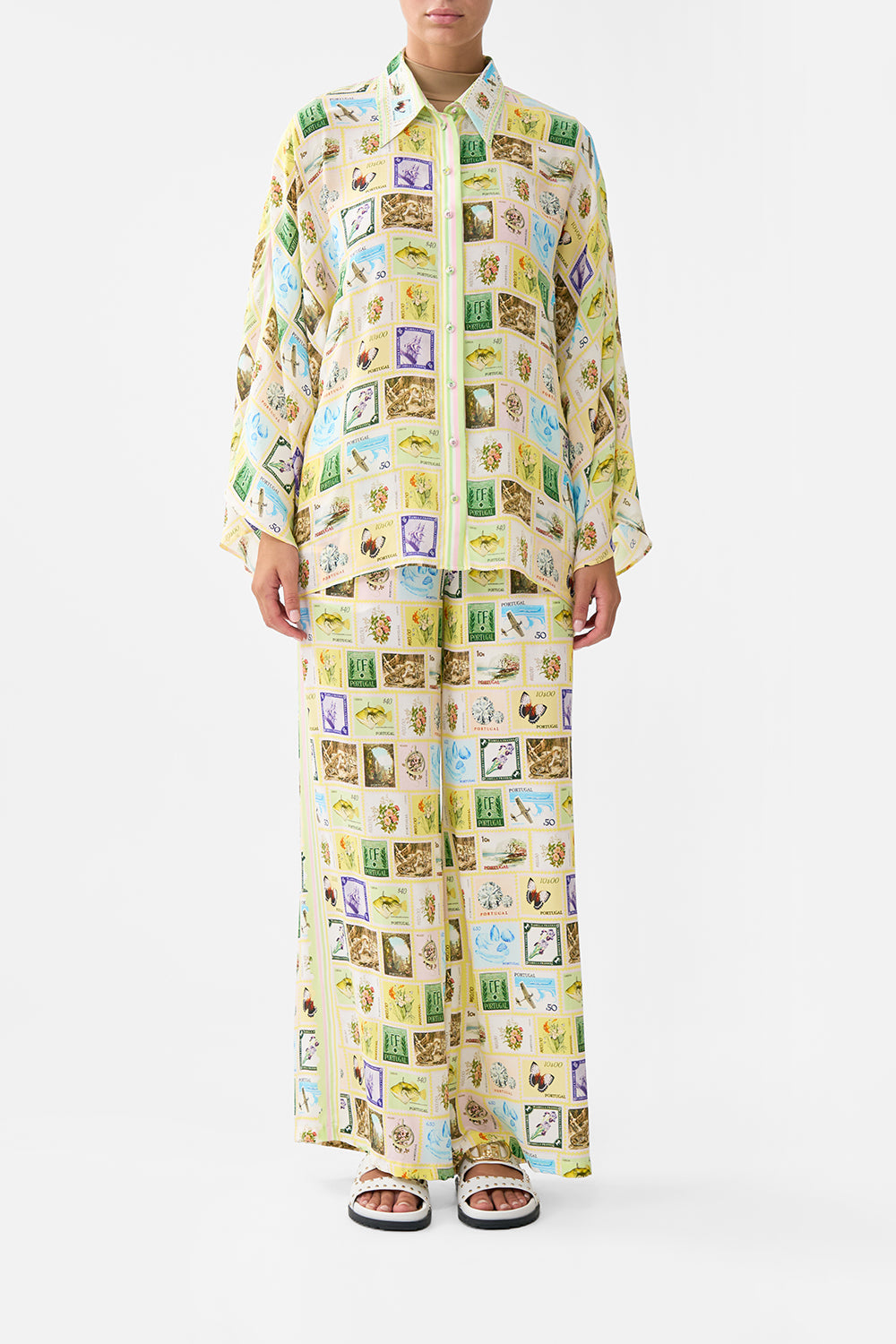 WIDE SLEEVE BLOUSE WITH LOVE FROM LISBON