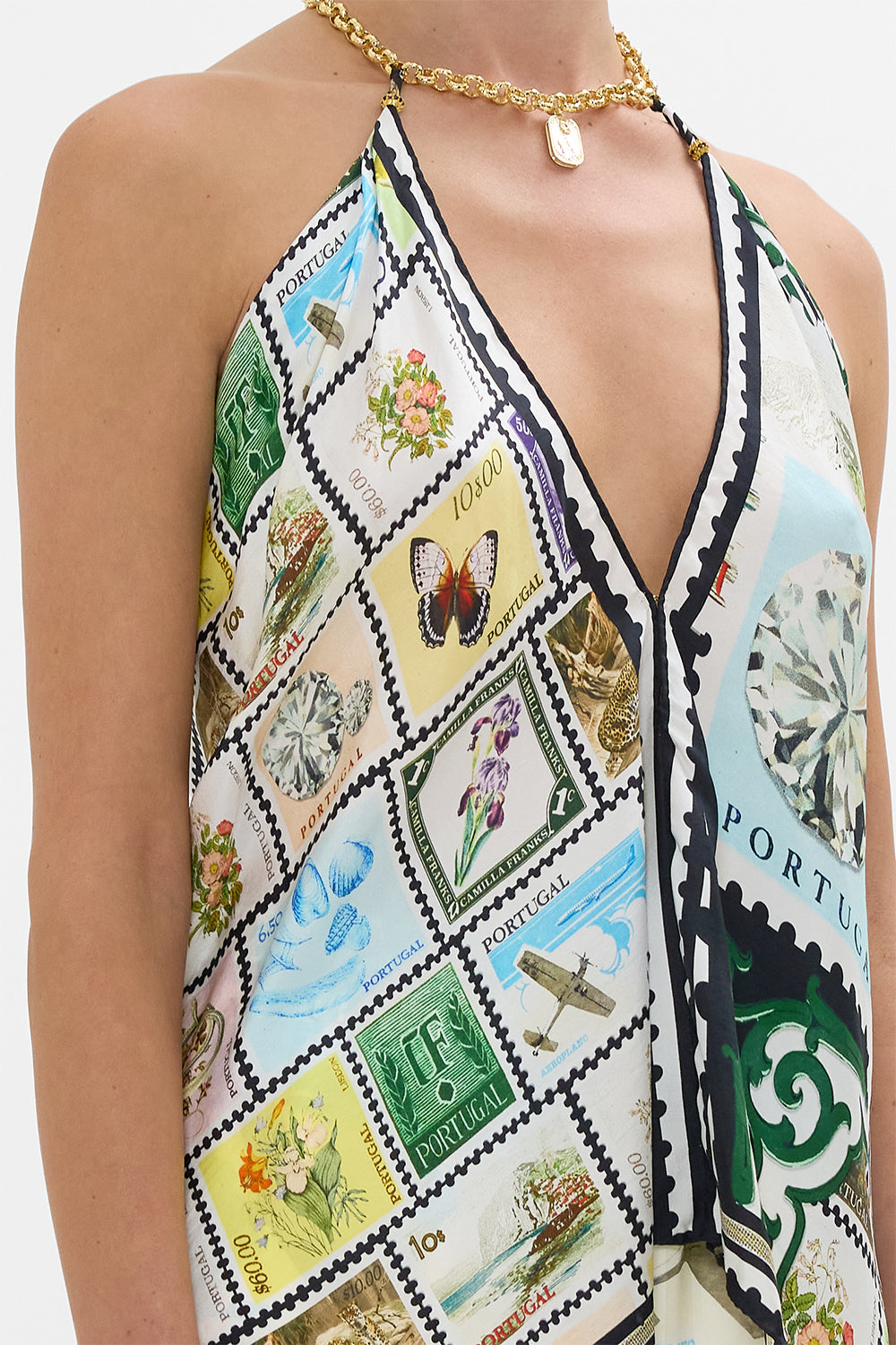 The CAMILLA DROPPED SHOULDER SWEAT SHIRT PALACIO POETRY in our  print.