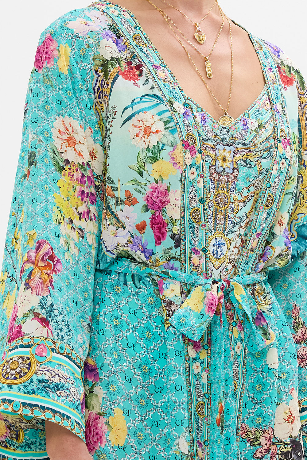 SHORT KIMONO WRAP GARDENS OF QUELUZ