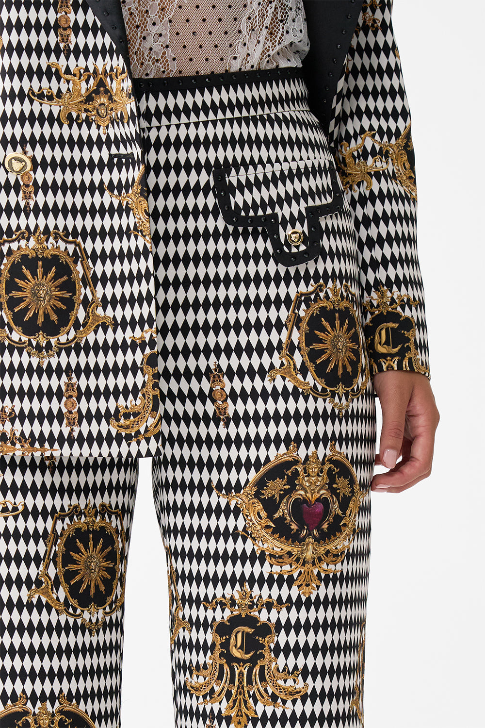 FLARED PANT WITH POCKETS MONARCHY MANIA