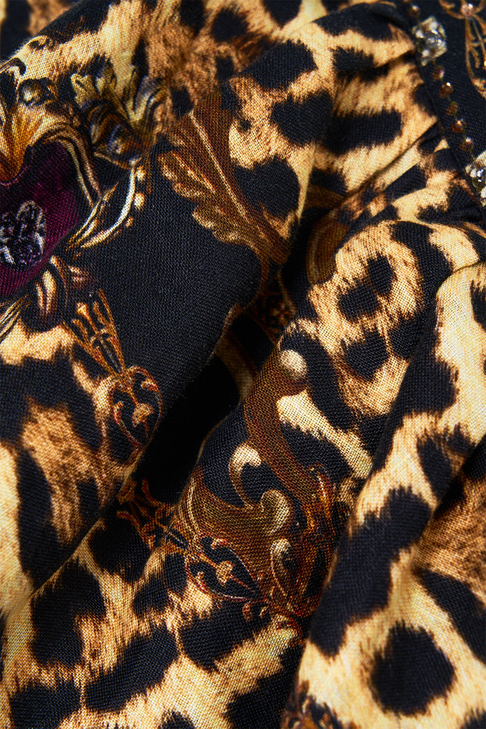 The CAMILLA WIDE BRIM BUCKET HAT SALTY SPLENDOUR in our  print.