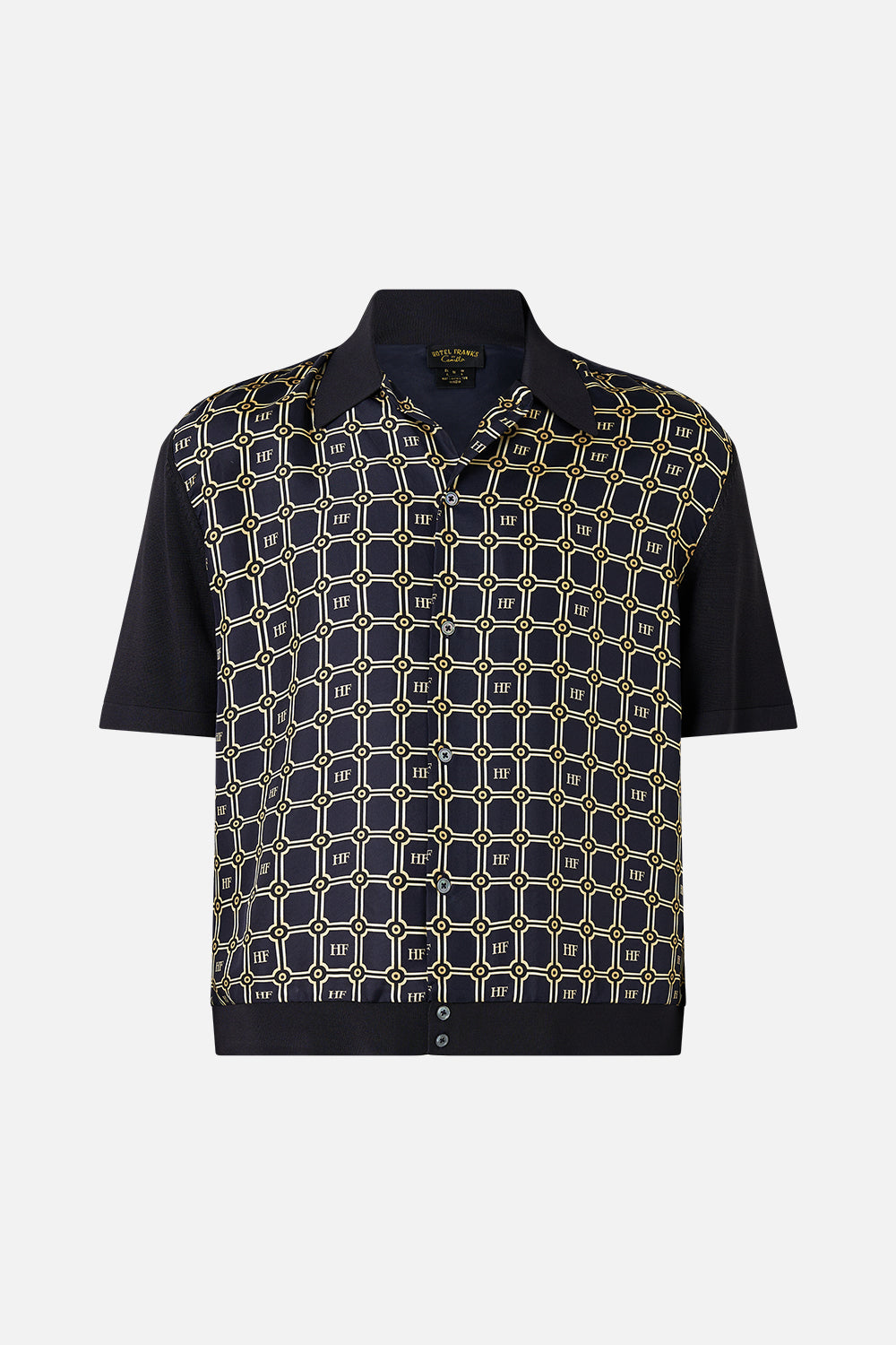 The CAMILLA SINGLE POCKET SHIRT ARCHES OF AMOR in our  print.