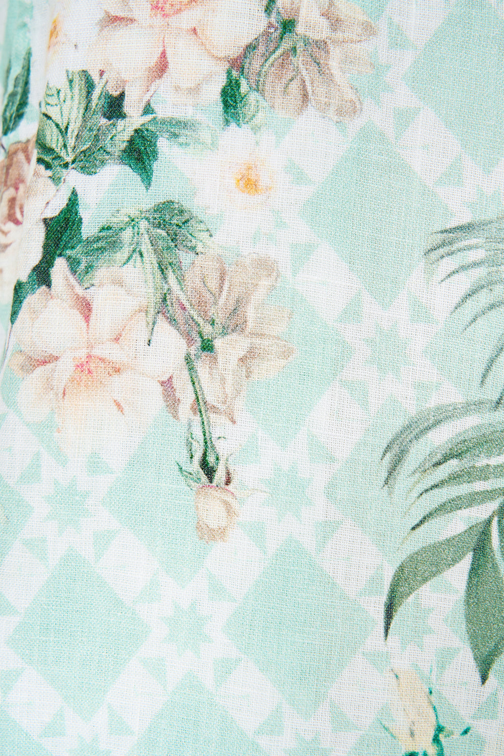 The CAMILLA KIDS PANT WITH FRILL POCKETS 12-14 LISBON LULLABY in our LISBON LULLABY print.