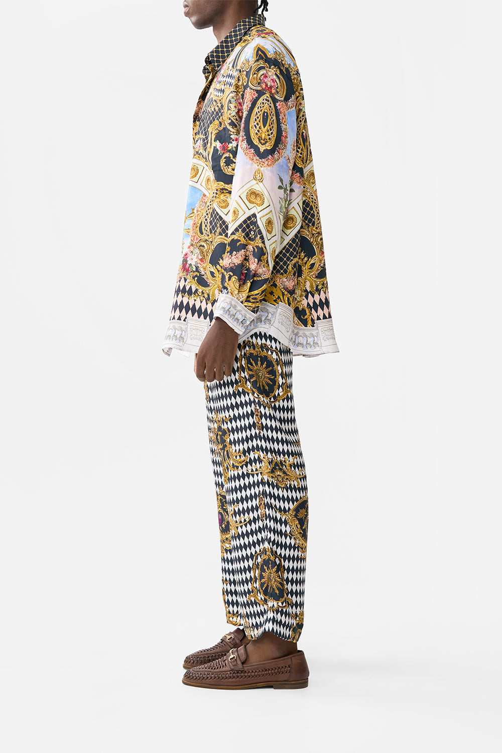 The CAMILLA LONG SARONG CORRIDOR OF CALM in our  print.