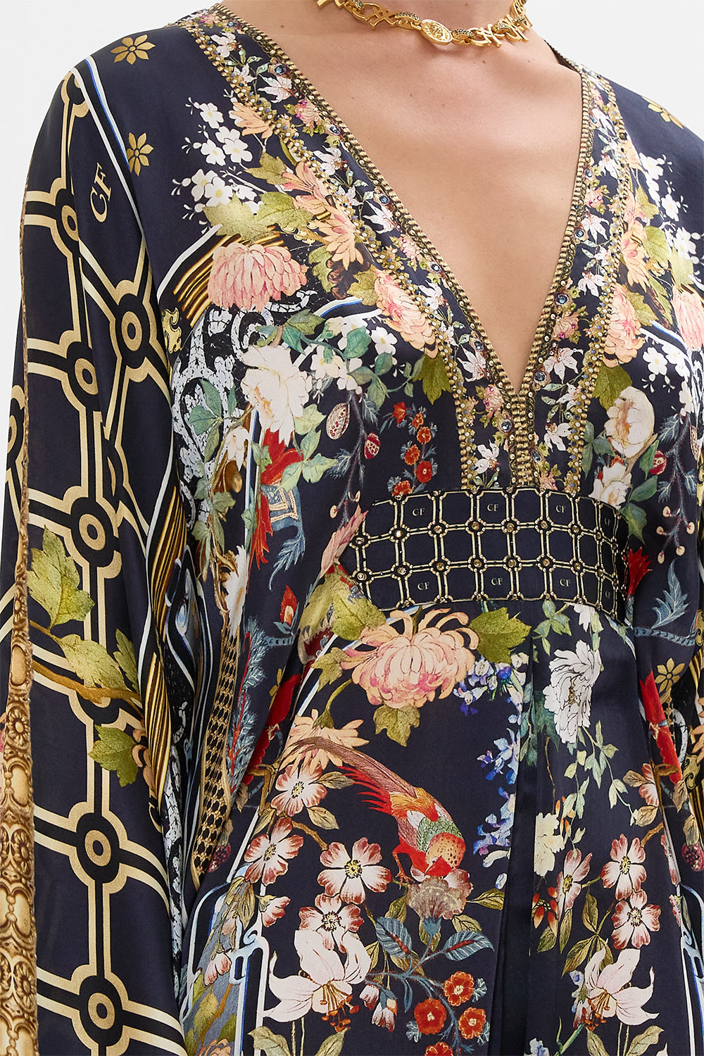 LONG KAFTAN WITH WAIST DETAIL PALACIO POETRY