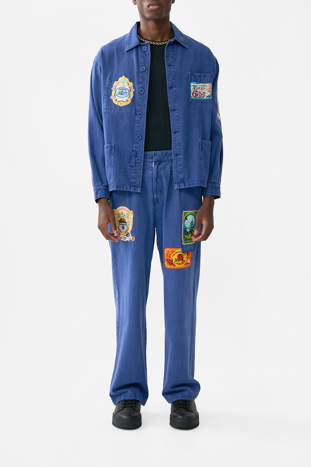 STRAIGHT LEG PLEATED CHINO SONG OF SAINT ANTHONY