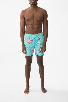 MID LENGTH SWIM SHORT GARDENS OF QUELUZ