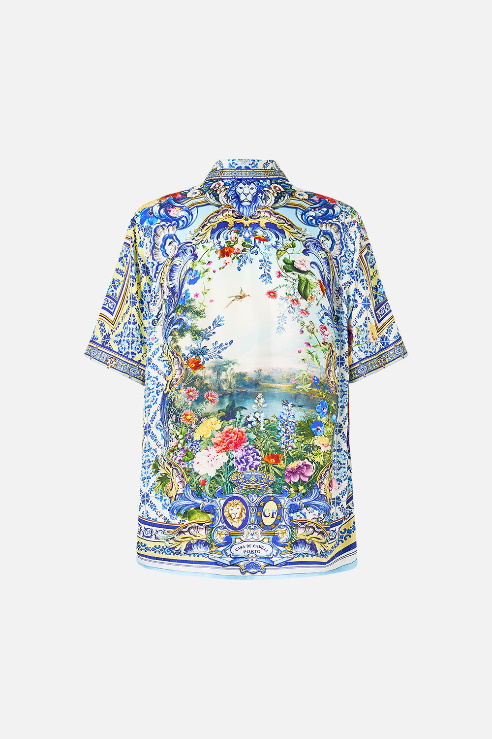 The CAMILLA MID LENGTH SWIM SHORT WALL TO WALL WONDERS in our  print.