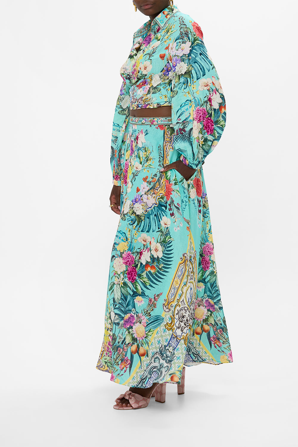 MAXI CIRCLE SKIRT GARDENS OF QUELUZ