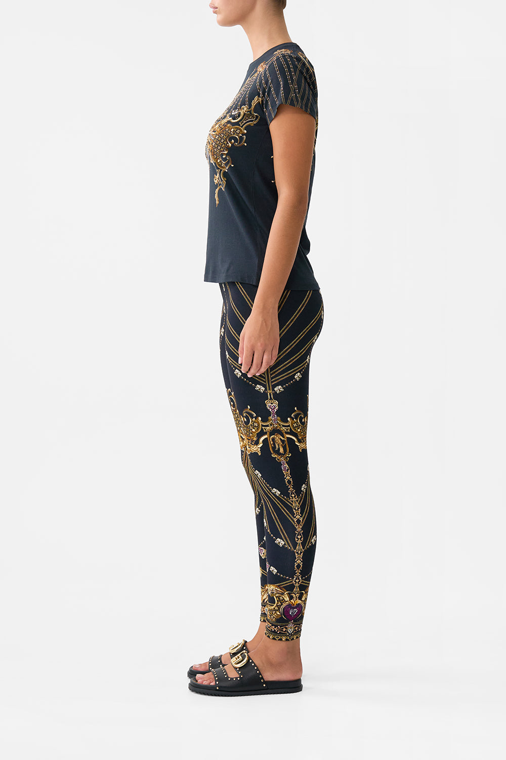 The CAMILLA LONG SCARF MONSERRATE MAGIC in our MONSERRATE MAGIC print.