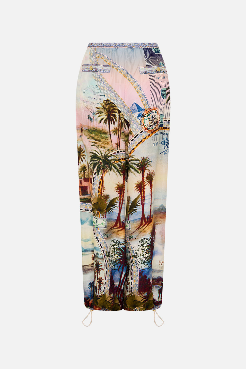 CAMILLA  parachute pant in Call Me in Cairo print.