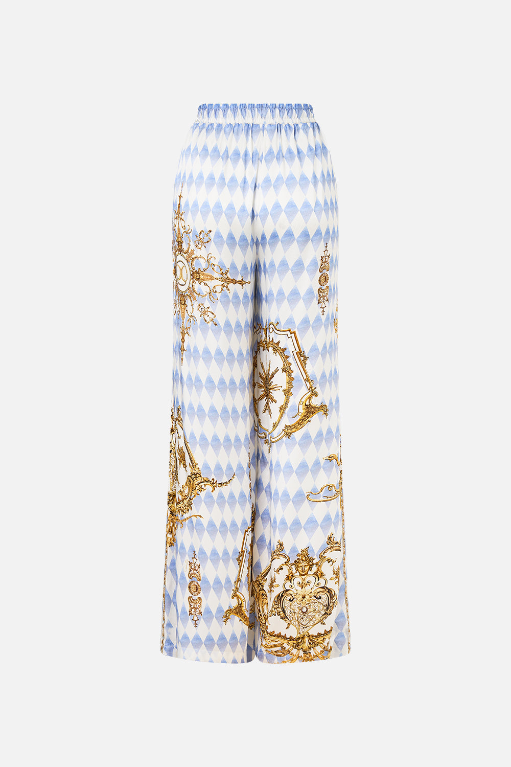 The CAMILLA LARGE SQUARE SCARF MIDNIGHT IN MONSERRATE in our MIDNIGHT IN MONSERRATE print.