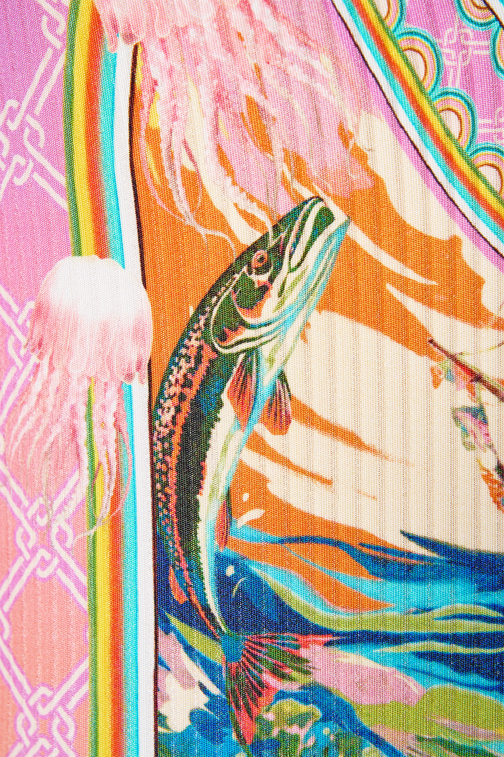 REVERSIBLE BIND EDGE HALTER ONE PIECE SALTY SPLENDOUR