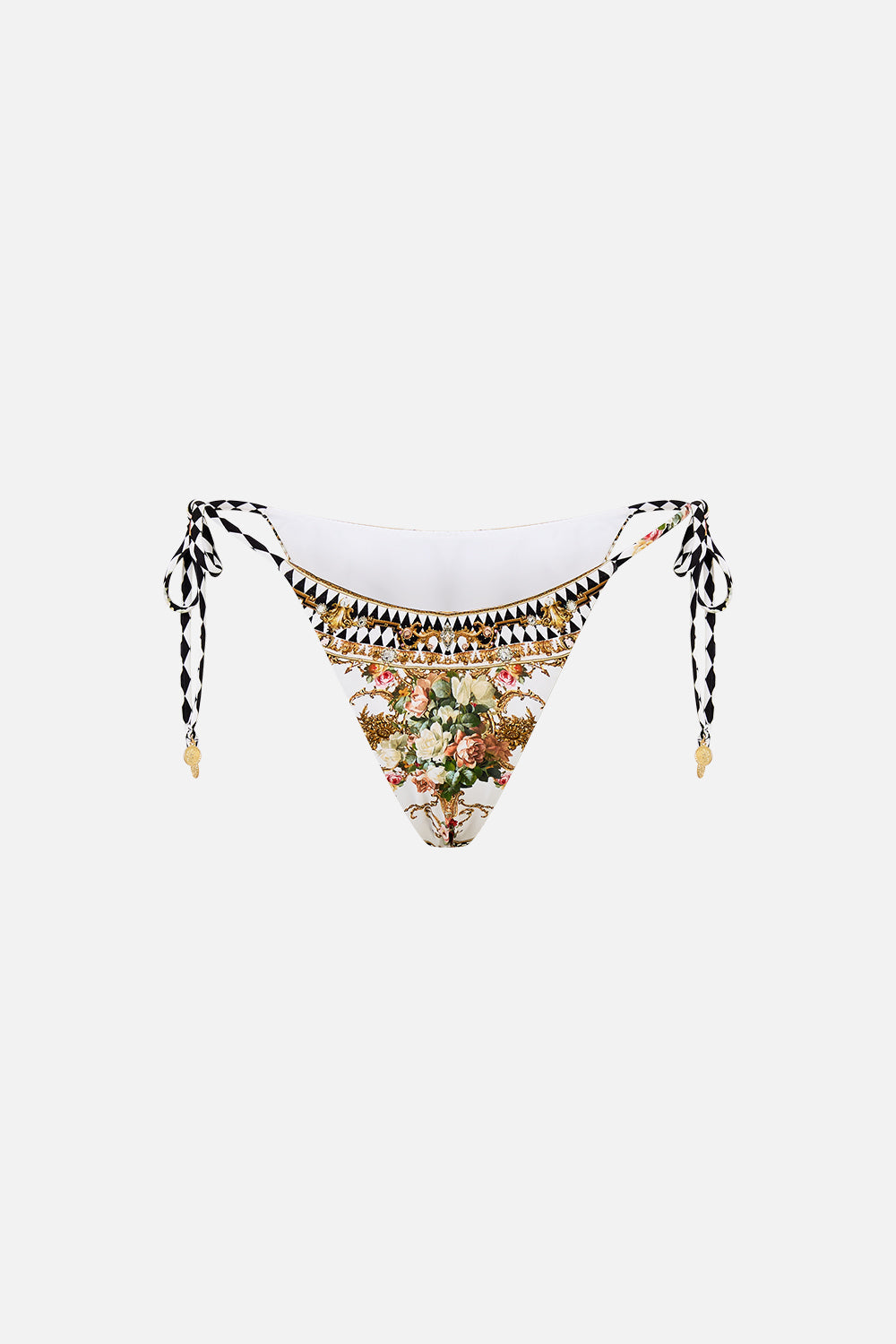 The CAMILLA SMALL CANVAS CLUTCH JARDIM PARTY in our  print.