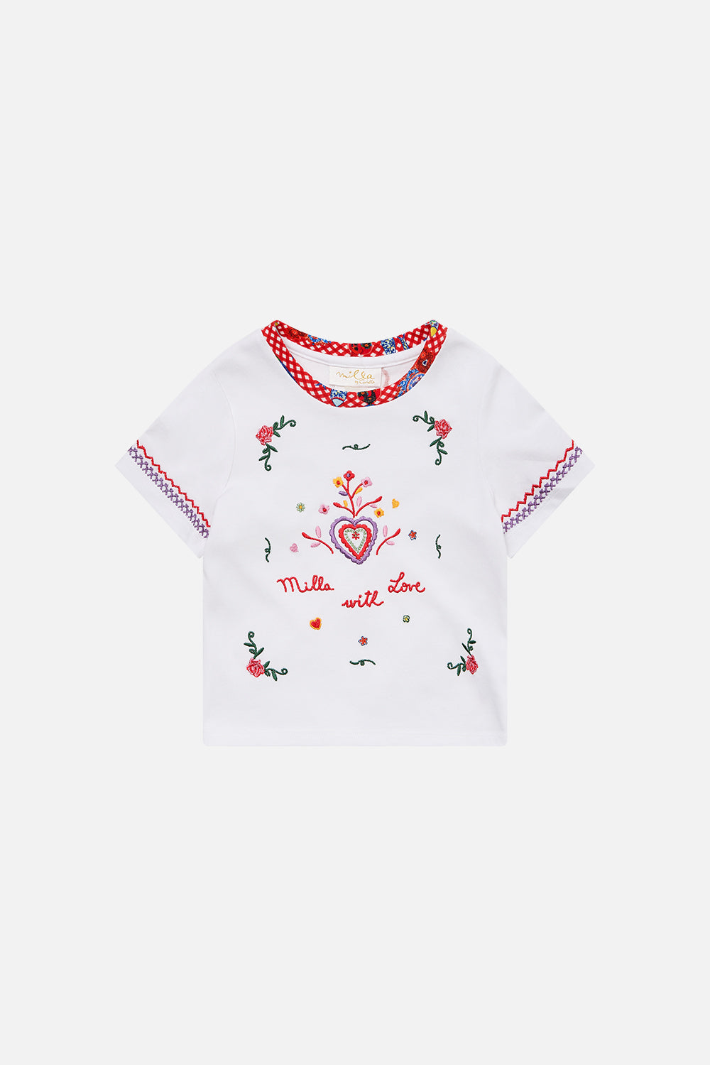The CAMILLA EMBROIDERED BODICE BIAS DRESS NOBLE ENDEAVOURS in our  print.