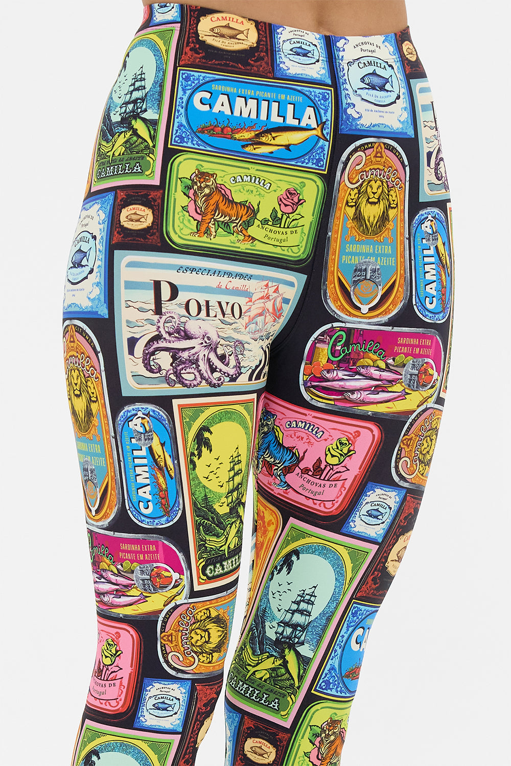 The CAMILLA POCKET PLAYSUIT VENUS ON A VESPA in our  print.