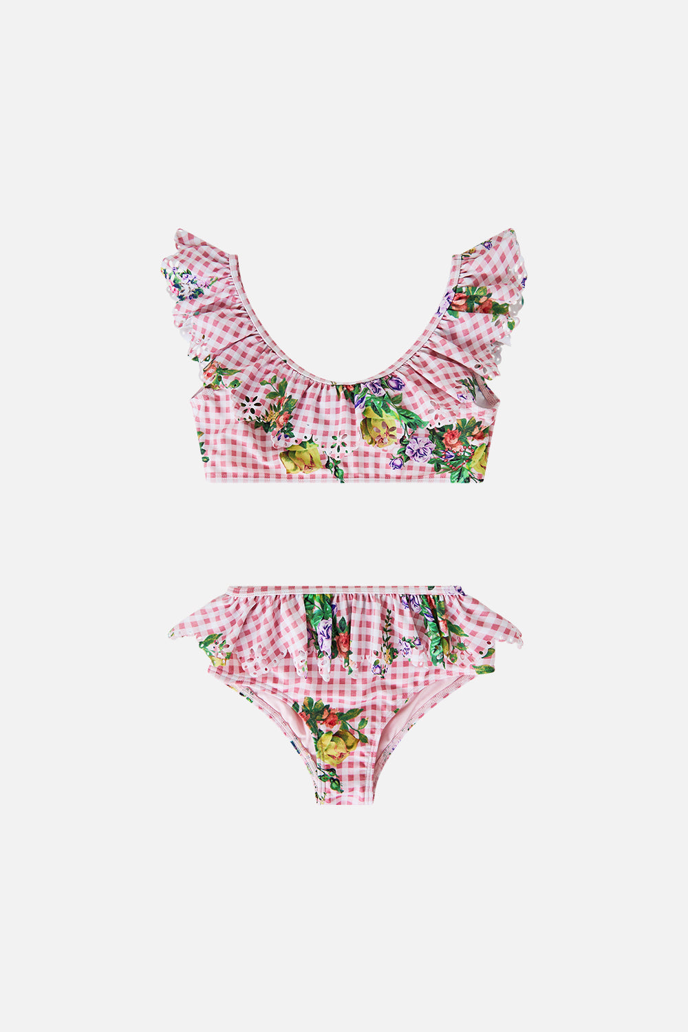KIDS FRILL CROP BIKINI SET 4-10 LISBON LULLABY