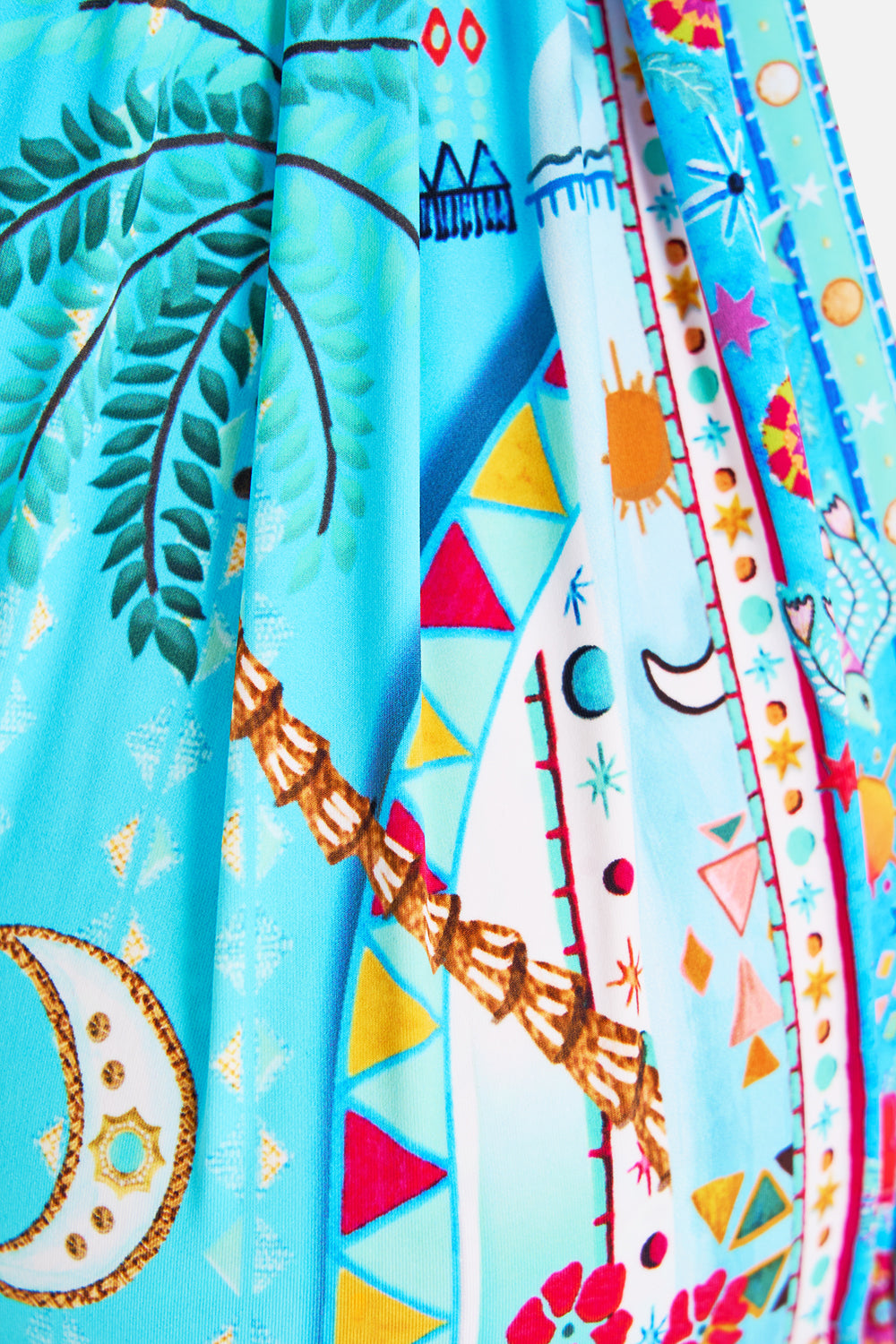 REVERSIBLE HALTER BIKINI A PAINTED VILLAGE