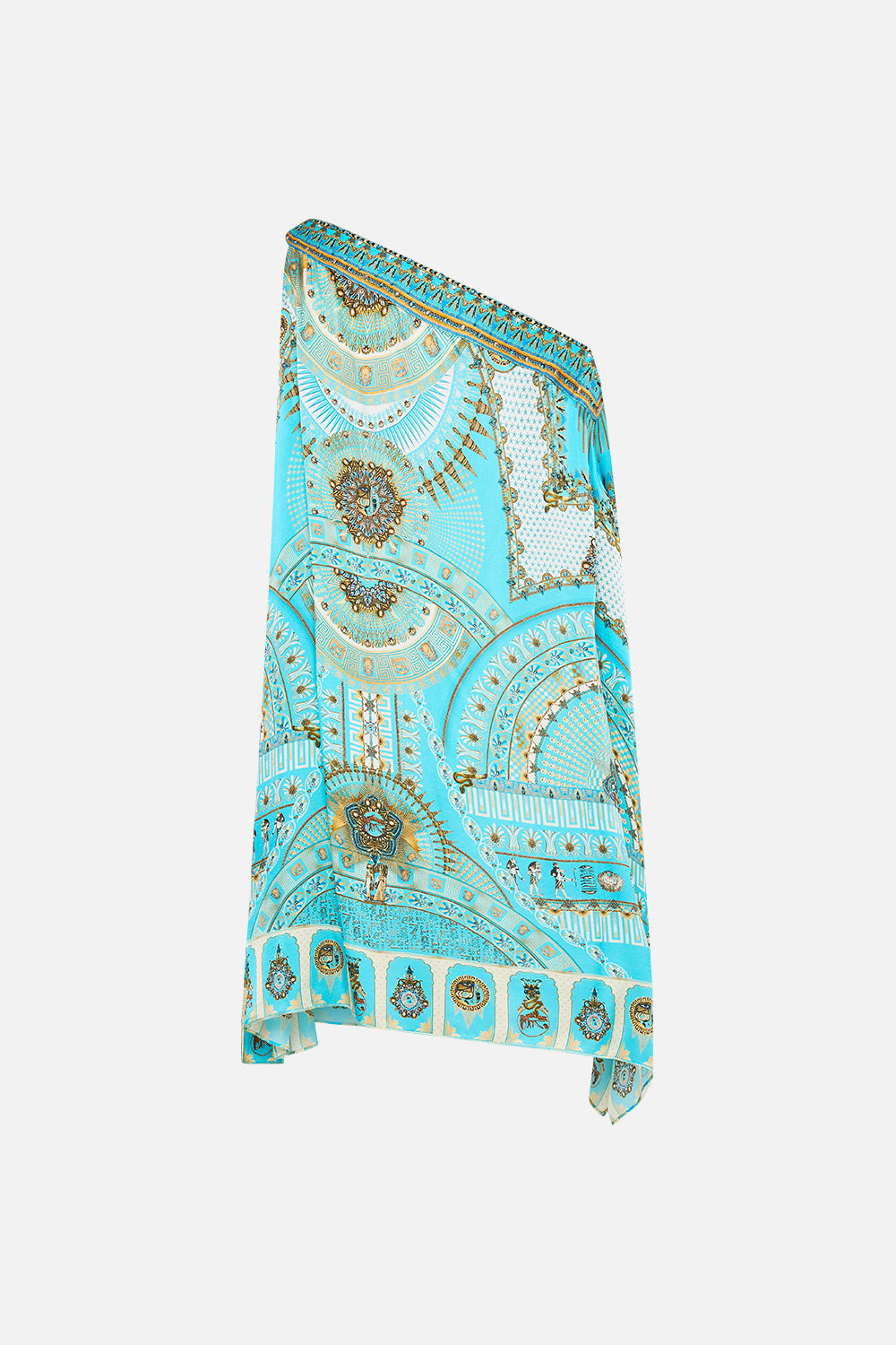 ONE SHOULDER SHORT KAFTAN TEMPLE OF LIGHT