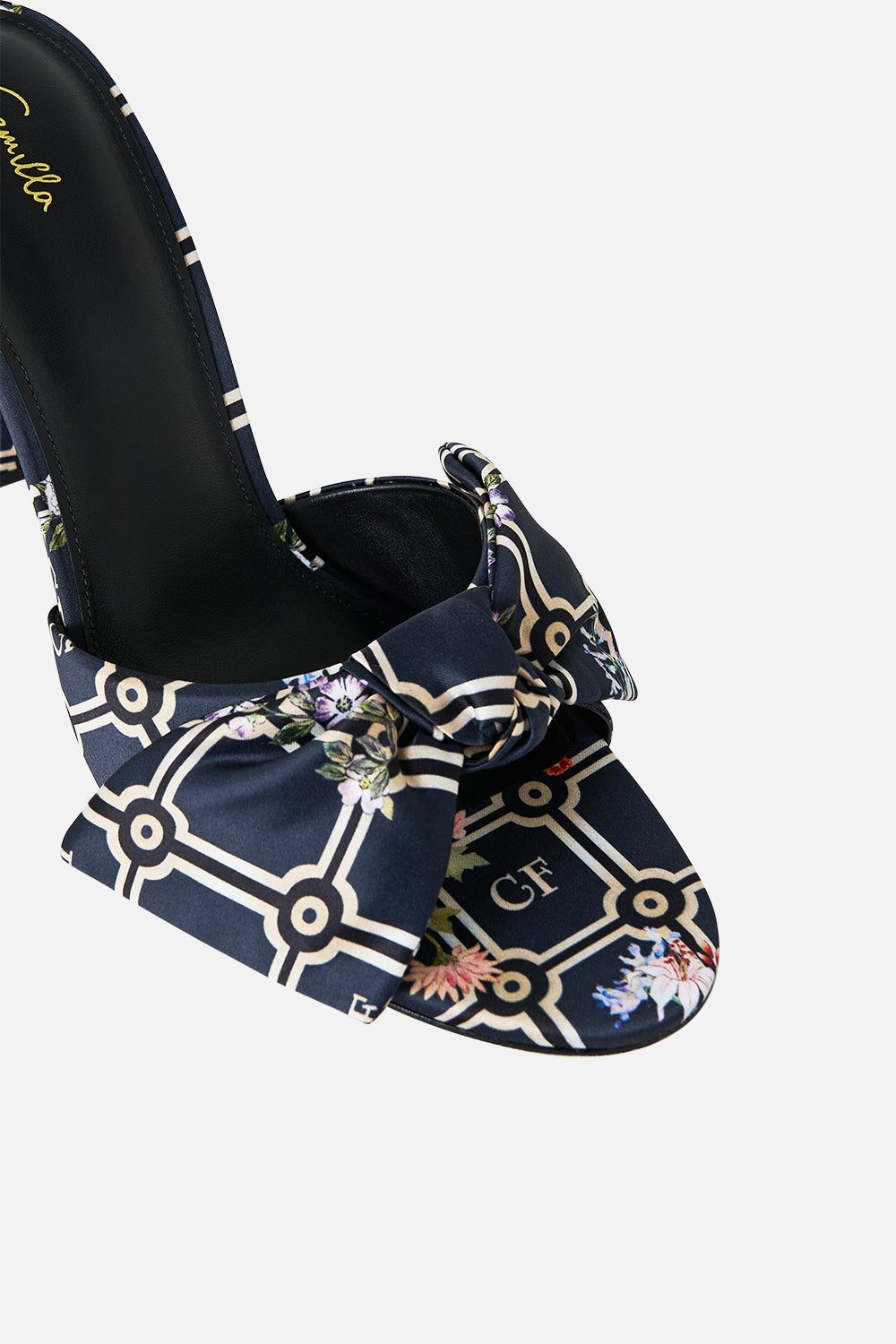 The CAMILLA LONG ROBE WITH TIE VENUS ON A VESPA in our VENUS ON A VESPA print.