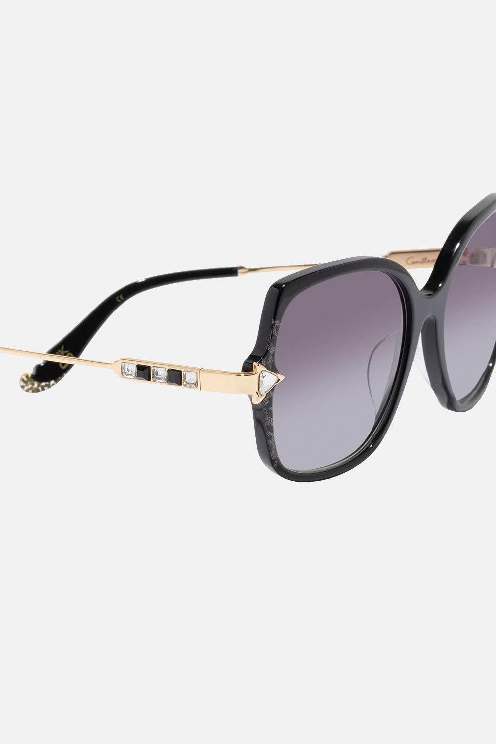 ALEXANDRIA AFFAIR SUNGLASSES SOLID BLACK