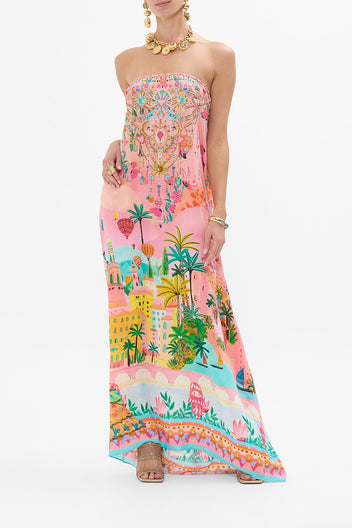 OFF SHOULDER KAFTAN SISTER SUNSET