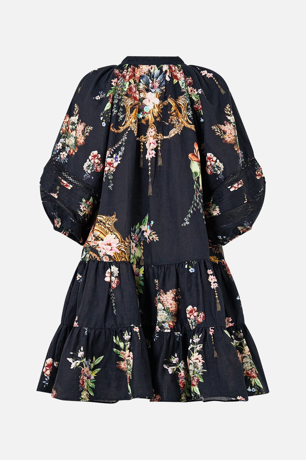 The CAMILLA Puff Sleeve Shirt Dress in our Noble Endeavours print.