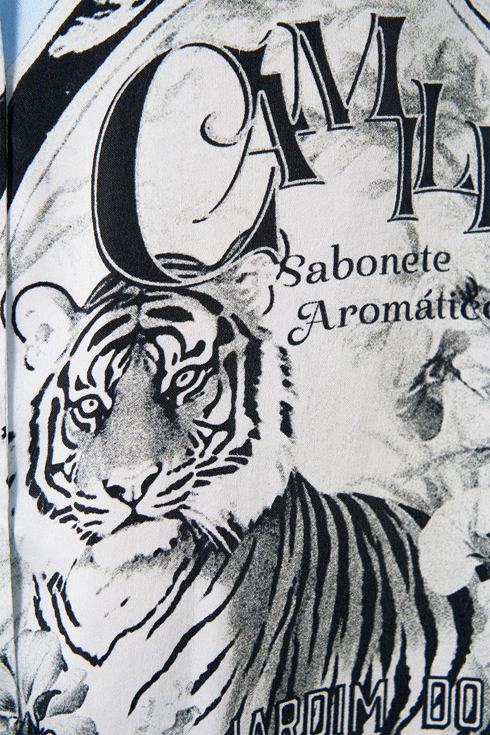 The CAMILLA Pyjama Shirt in our Perfumed In Porto print.