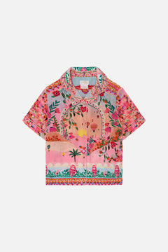 Milla by CAMILLA Kids Short Sleeve Shirt 4-10 in Sister Sunset print. 