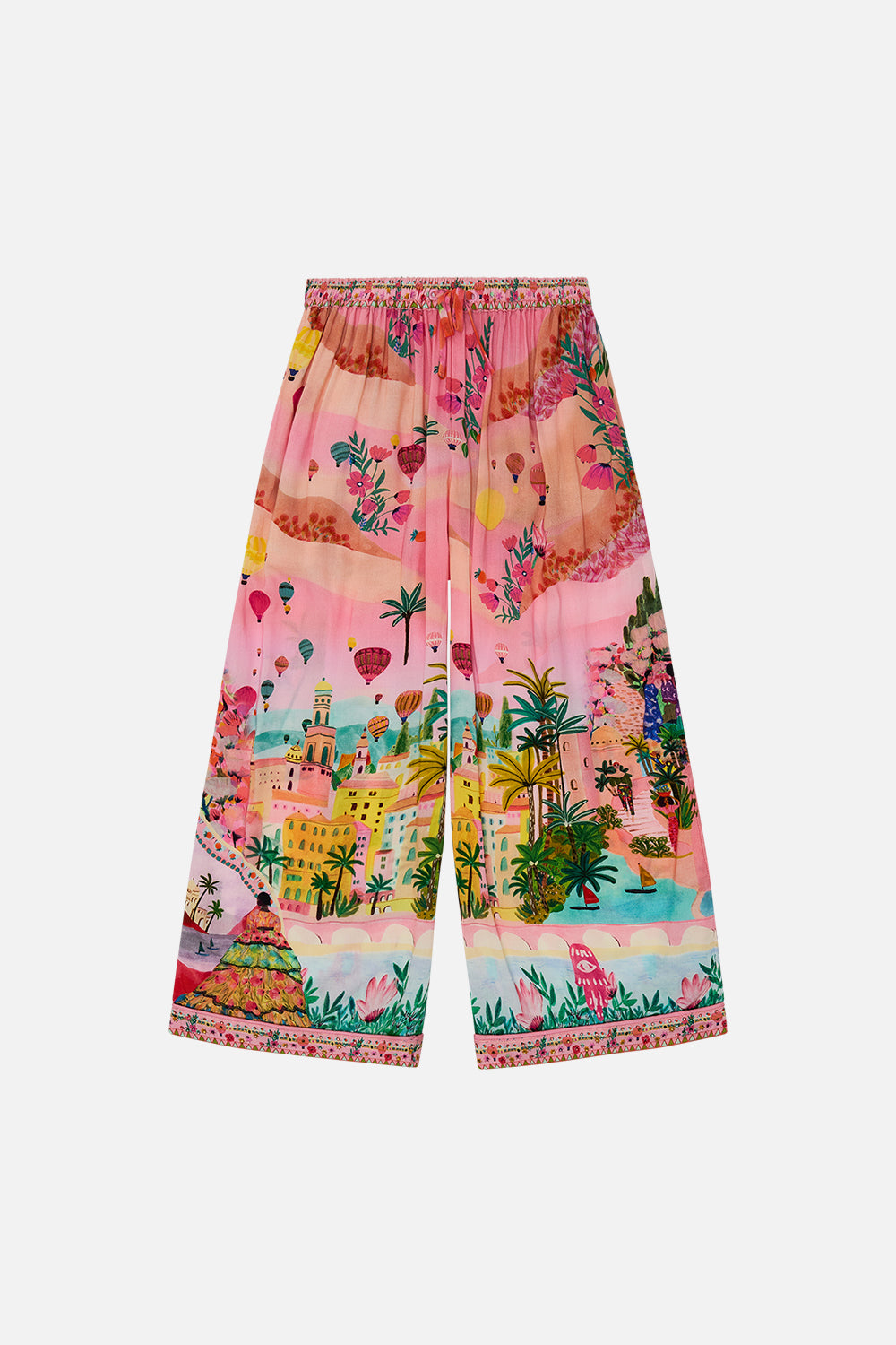 Milla By CAMILLA Kids Loose Fit Pant 4-10 in Sister Sunset print. 